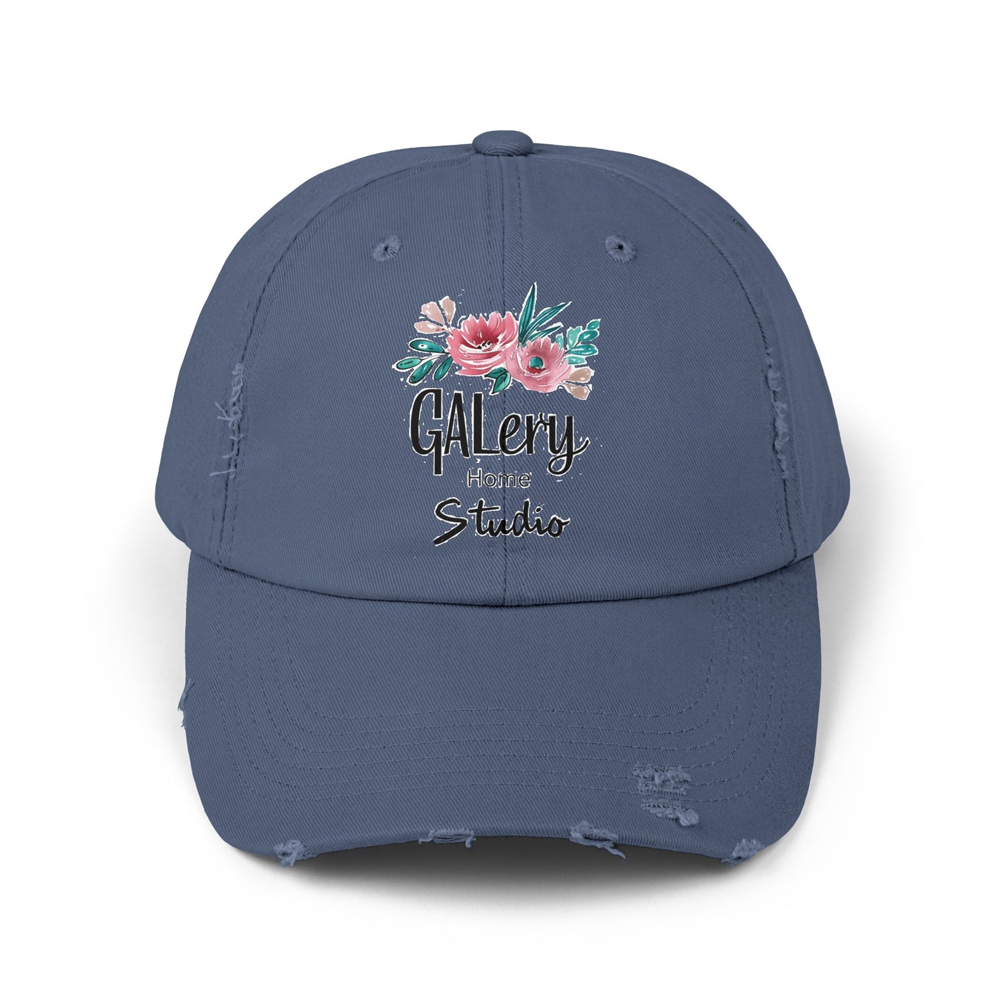 GALery Home Studio Logo Unisex Distressed Cap