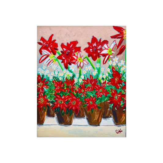 2023 Randall's Holiday Plant Table Giclée Fine Art Print