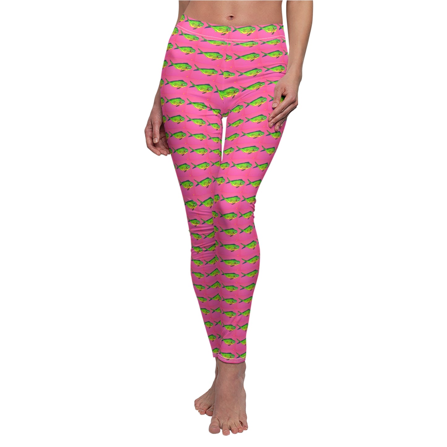 Colorful Mahi Mahi Women's Casual Leggings