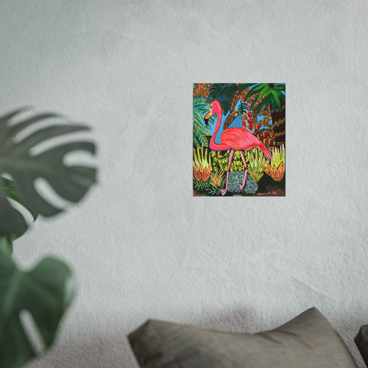 The Flamingo Giclée Fine Art Print