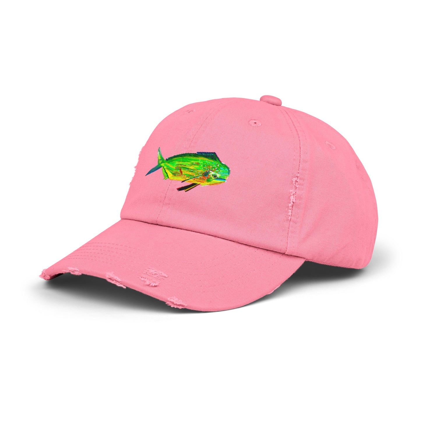 Mahi Mahi Unisex Distressed Cap