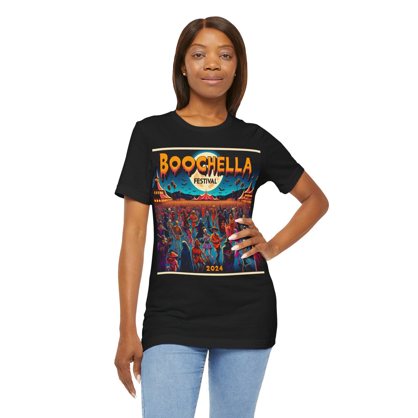 BOOchella Festival 2024 Unisex Jersey Short Sleeve Tee