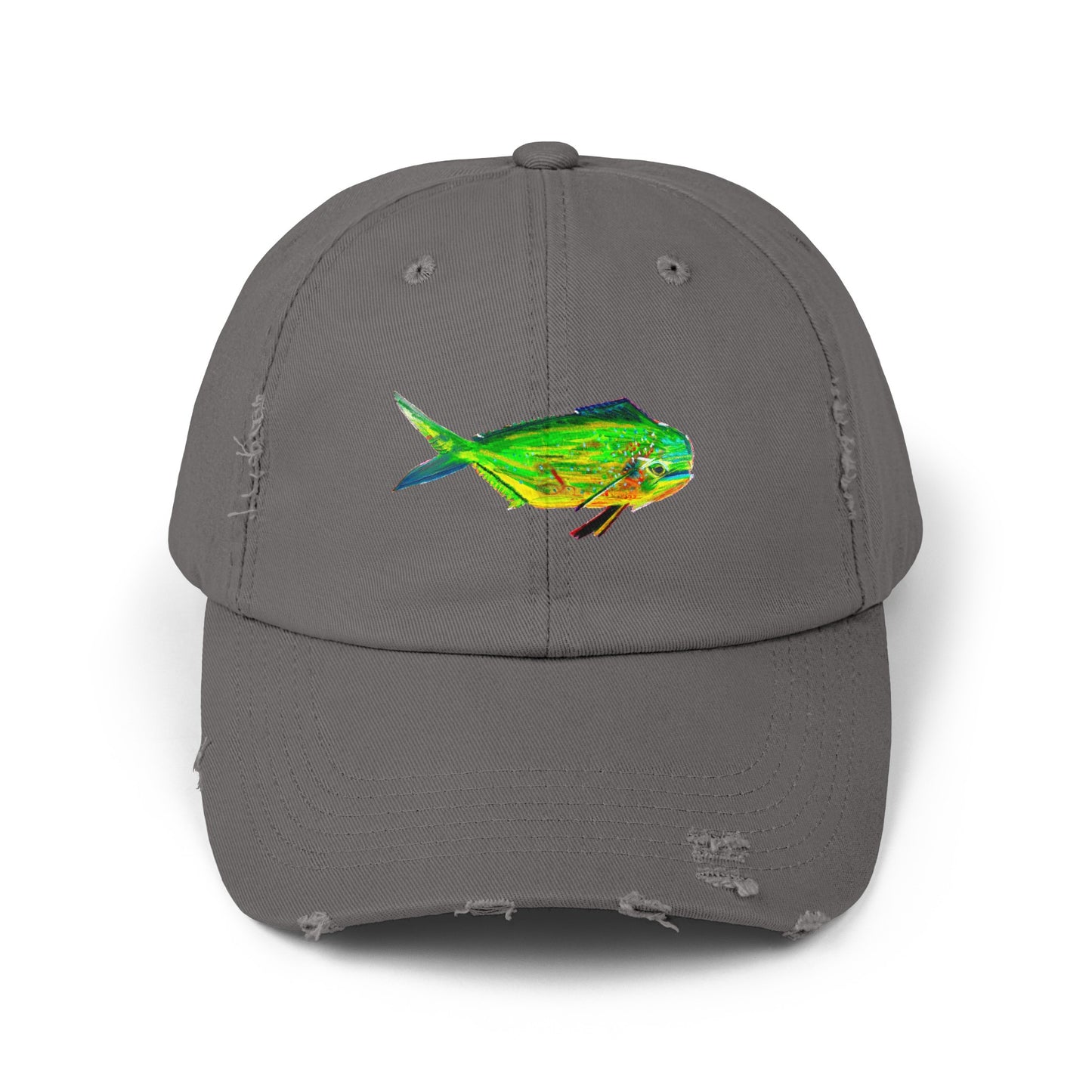 Mahi Mahi Unisex Distressed Cap