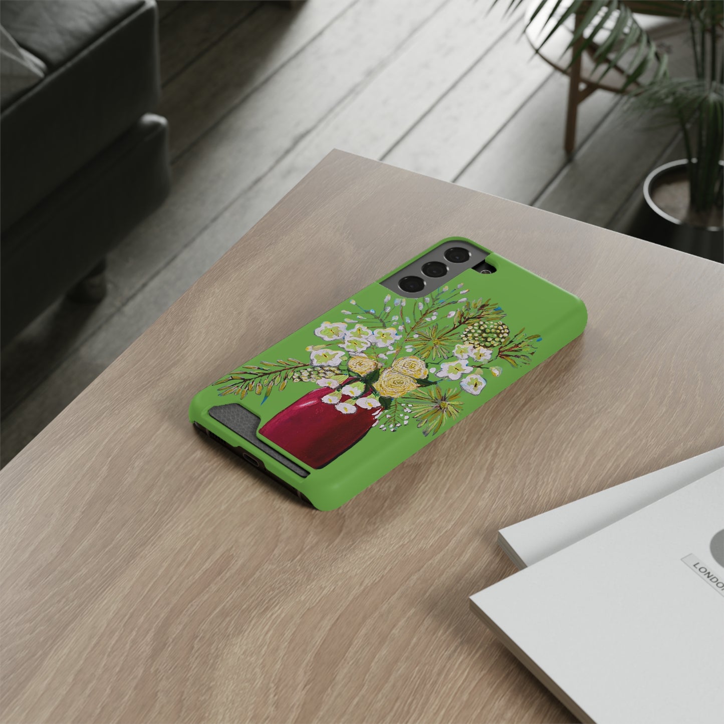 Fireworks Bouquet Phone Case With Card Holder