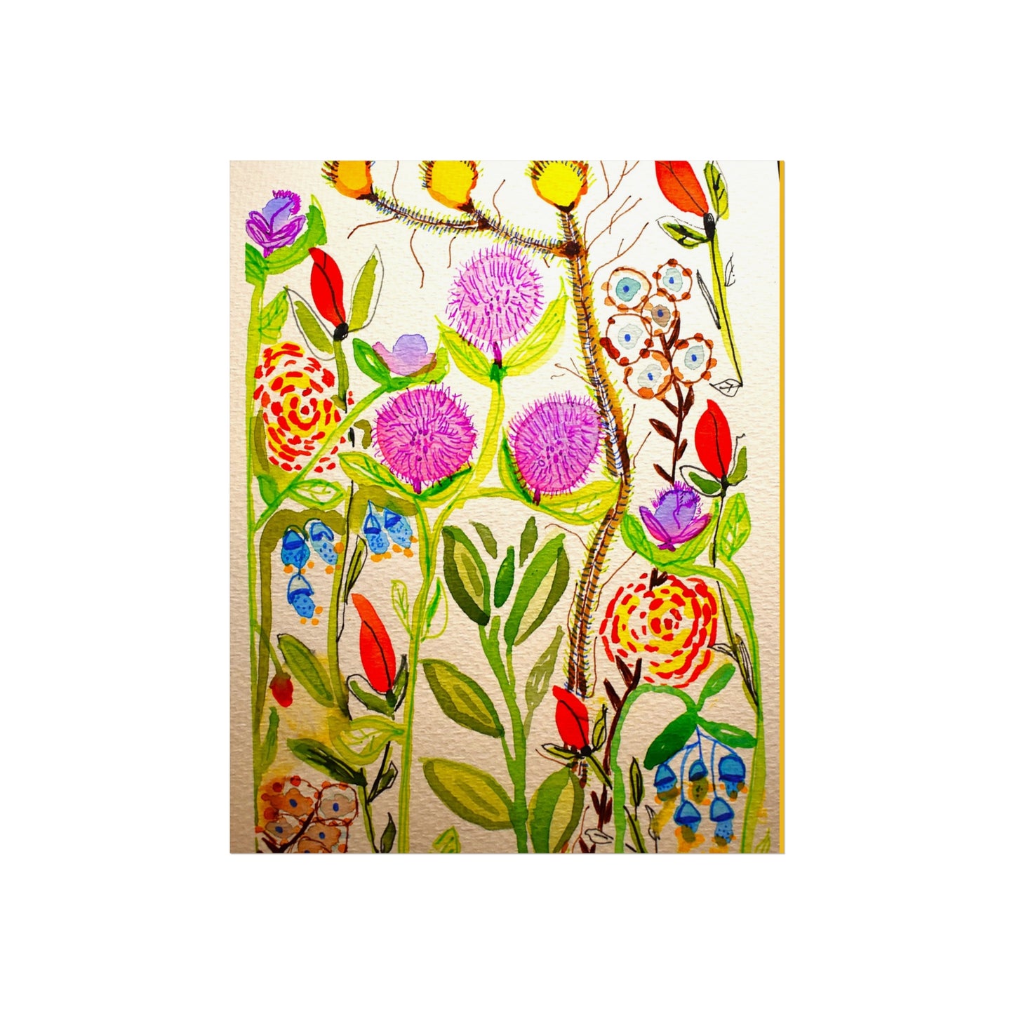 Garden Flowers Giclée Fine Art Print