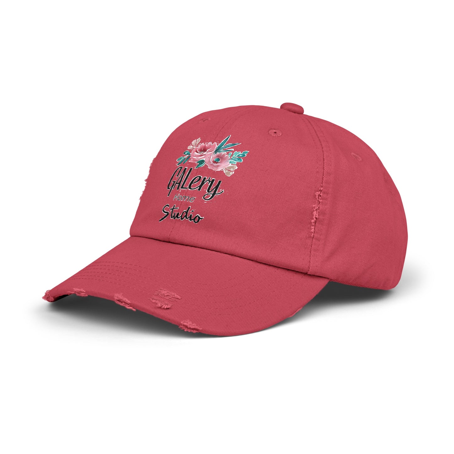 GALery Home Studio Logo Unisex Distressed Cap