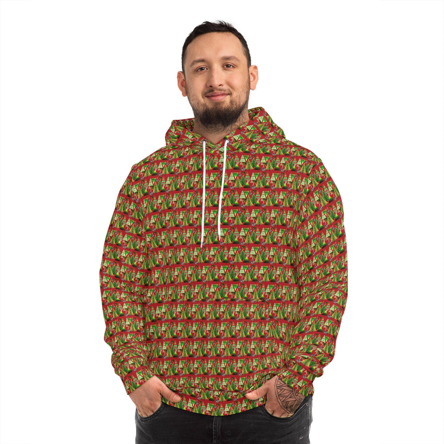 Festive Pine Tree Hoodie