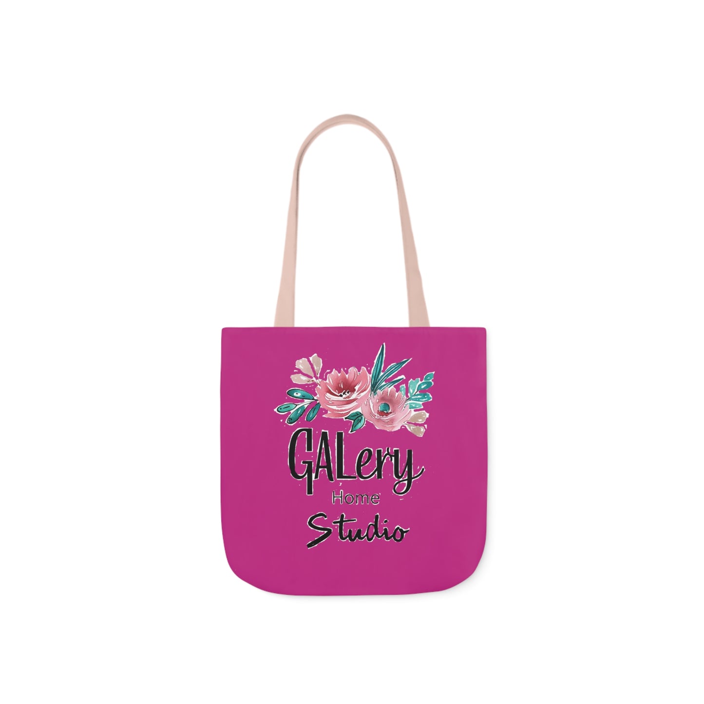 GALery Home Studio Pink Canvas Tote Bag, 5-Color Straps