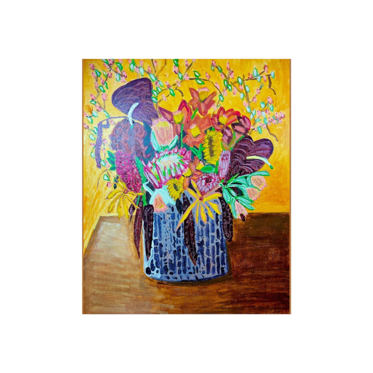 Whimsical Fall Bouquet Giclée Fine Art Print