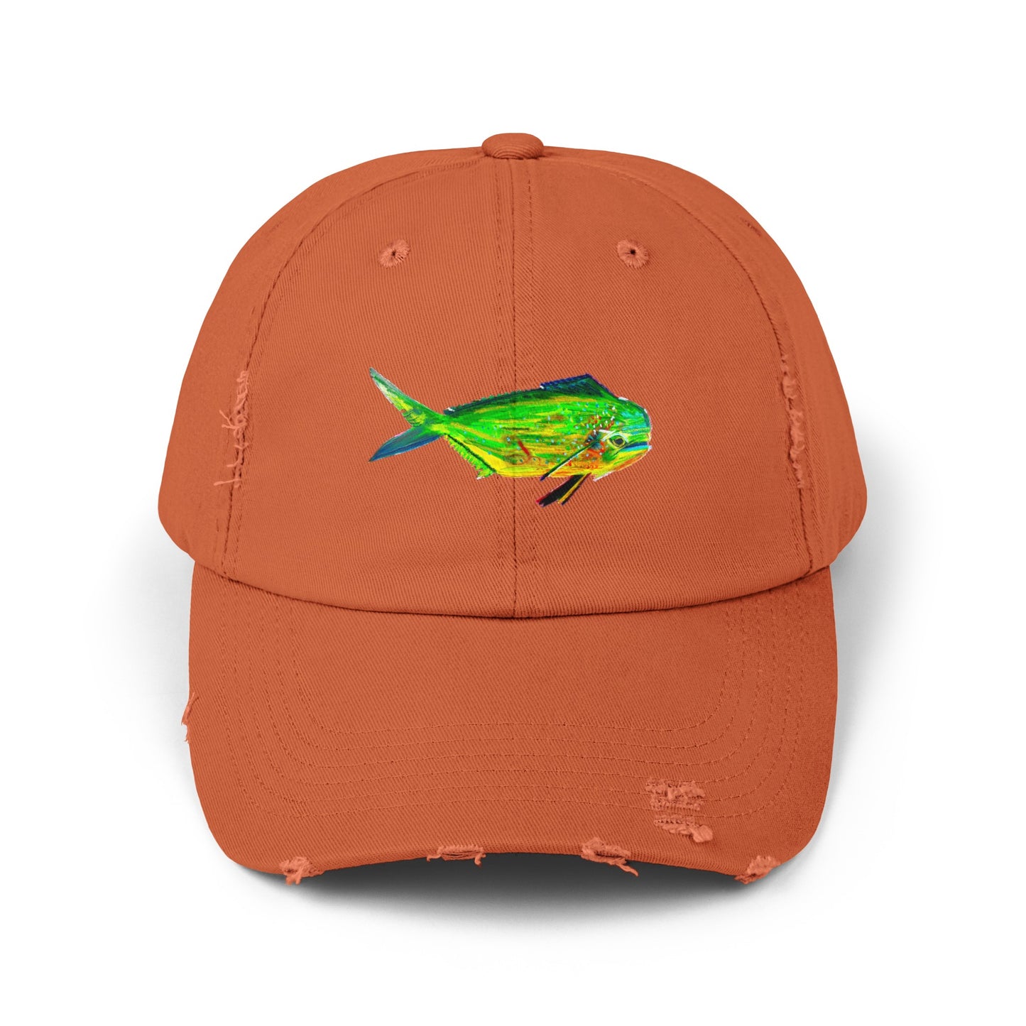 Mahi Mahi Unisex Distressed Cap