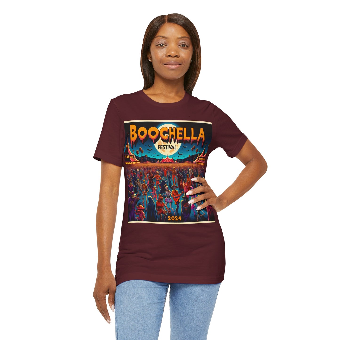 BOOchella Festival 2024 Unisex Jersey Short Sleeve Tee