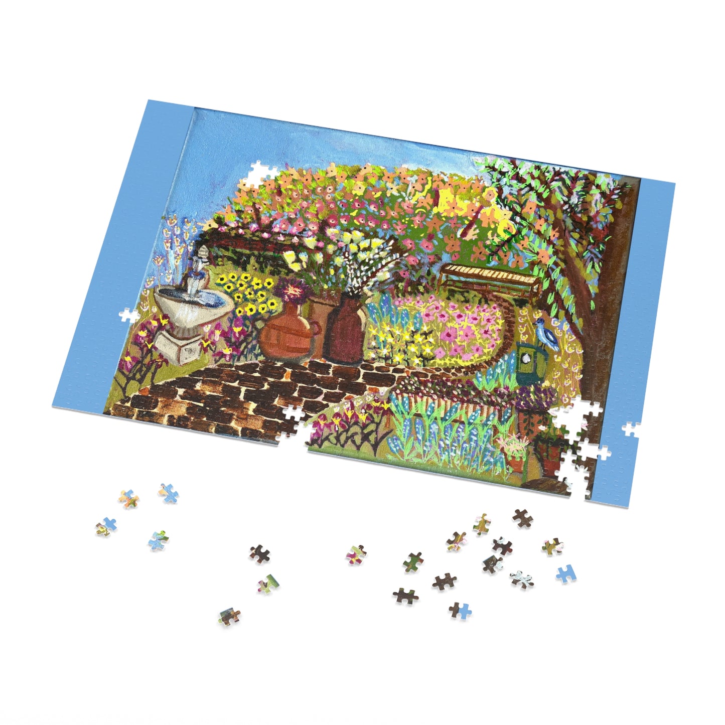 Sit in My Garden Jigsaw Puzzle (500,1000-Piece)