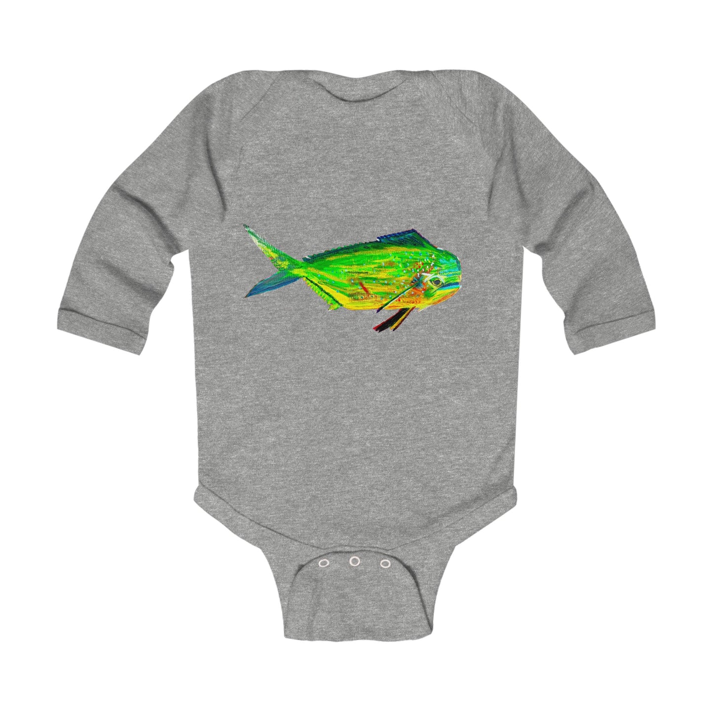 Mahi Mahi Infant Long Sleeve Bodysuit