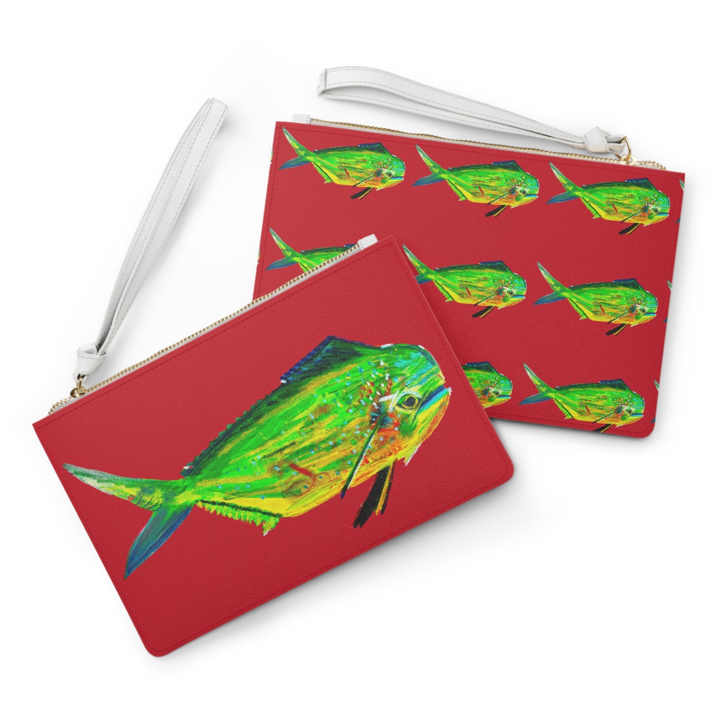 Mahi Mahi Clutch Bag Red