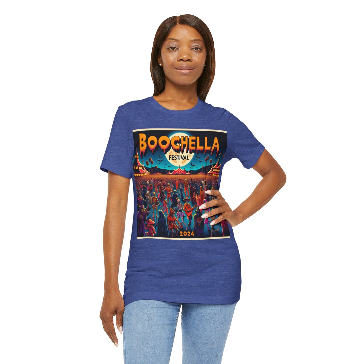 BOOchella Festival 2024 Unisex Jersey Short Sleeve Tee