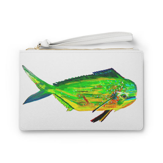 Mahi Mahi Clutch Bag White