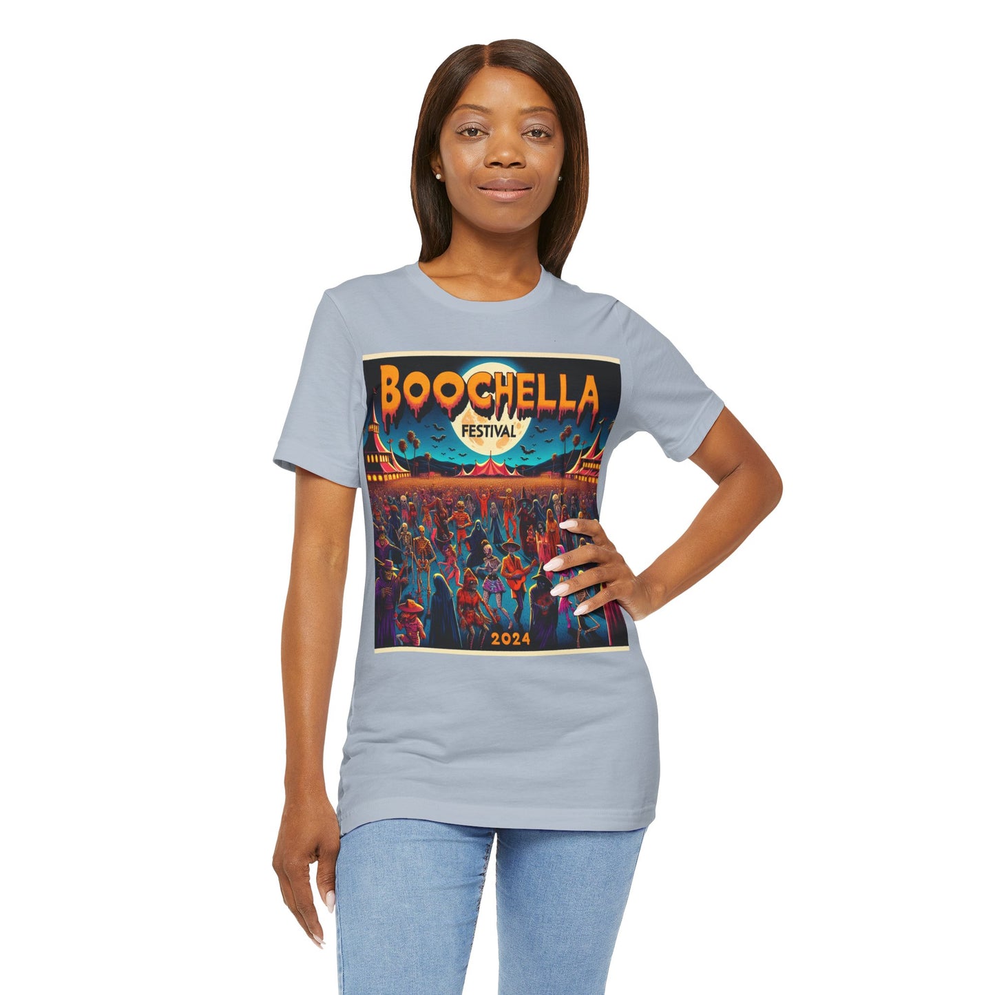 BOOchella Festival 2024 Unisex Jersey Short Sleeve Tee