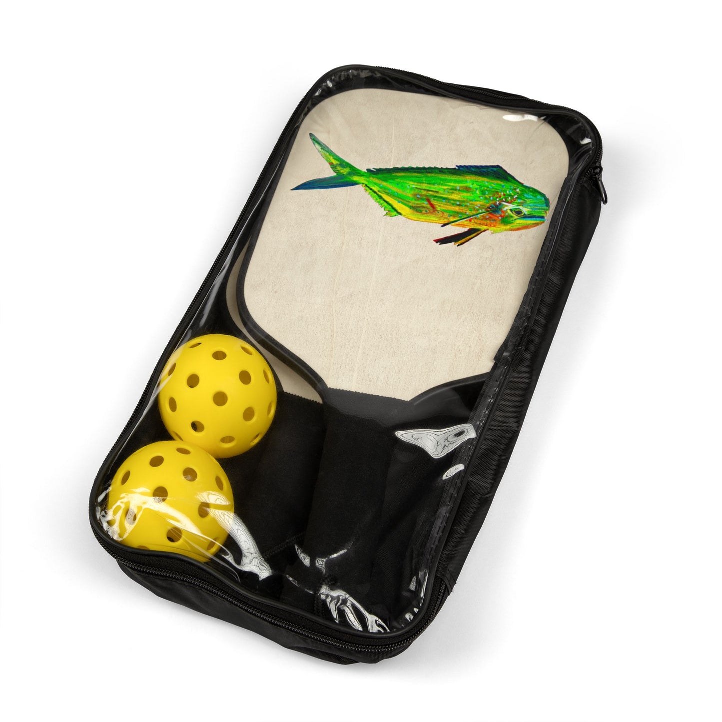 Colorful Mahi Mahi Pickleball Kit