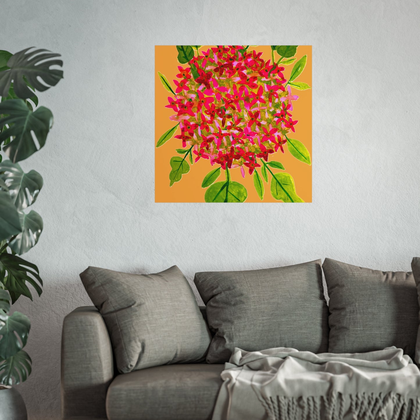 Hydrangea Stem Giclée Fine Art Print