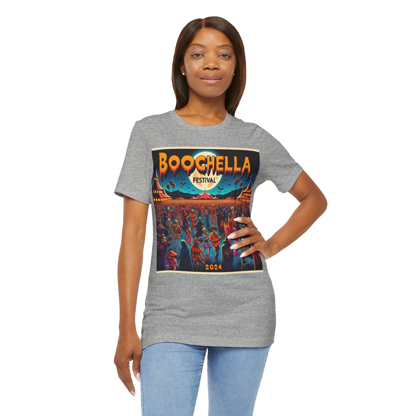 BOOchella Festival 2024 Unisex Jersey Short Sleeve Tee