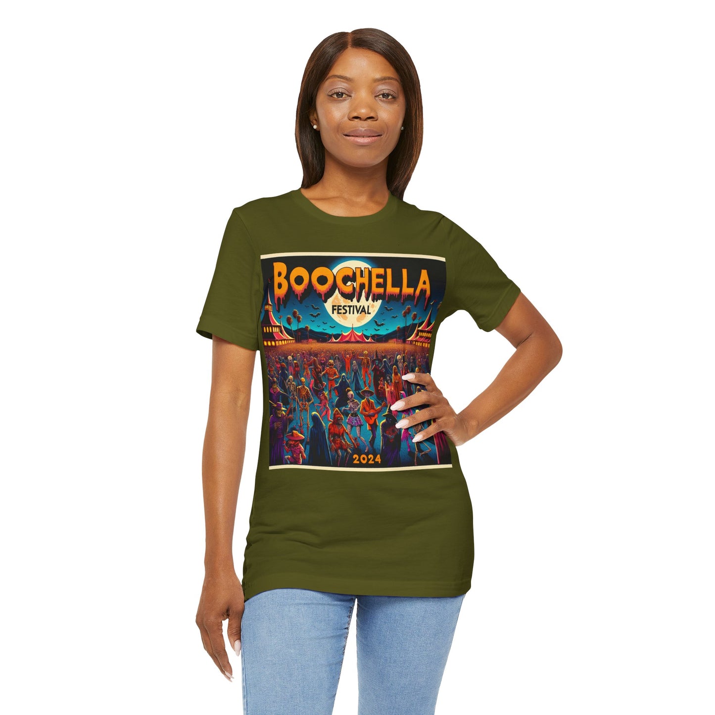 BOOchella Festival 2024 Unisex Jersey Short Sleeve Tee