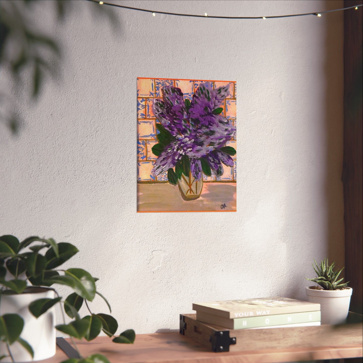 Lilac Bouquet Giclée Fine Art Print