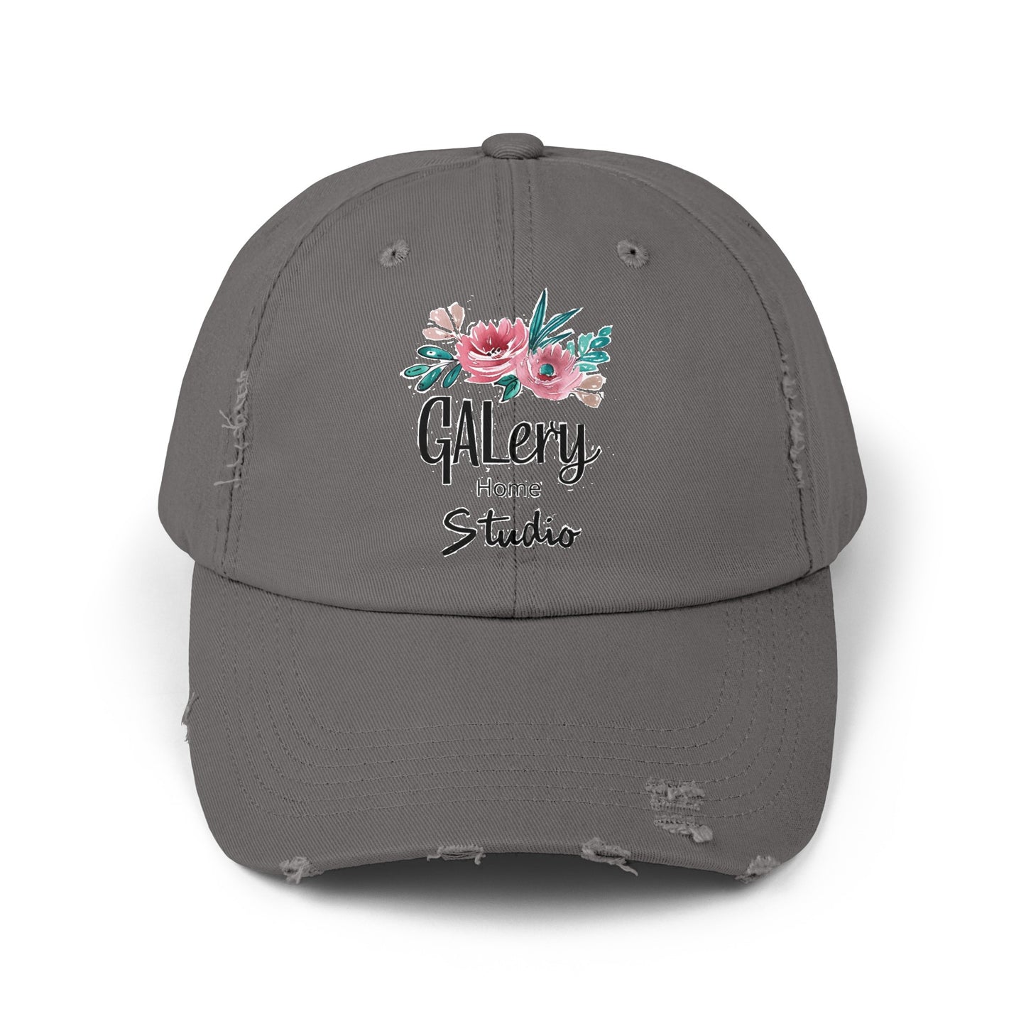 GALery Home Studio Logo Unisex Distressed Cap