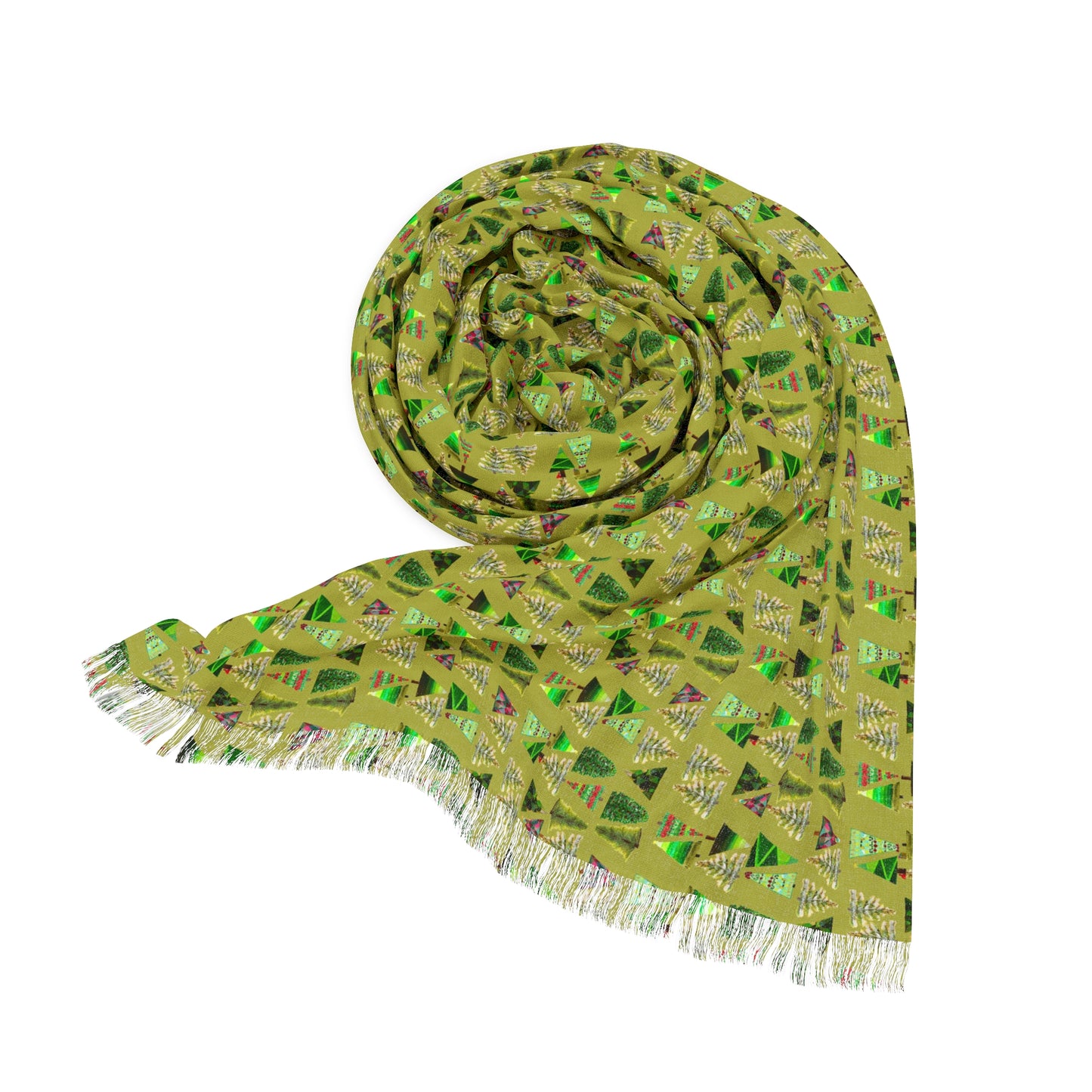 Charteuse Christmas Tree Light Scarf