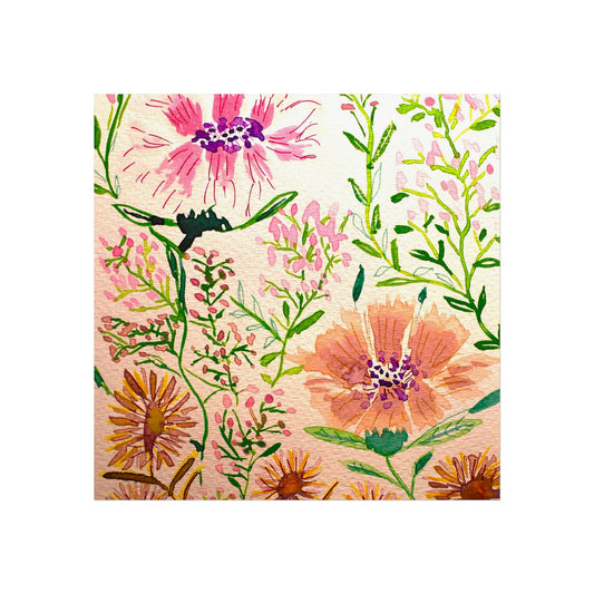 Garden Flowers Again Giclée Fine Art Print