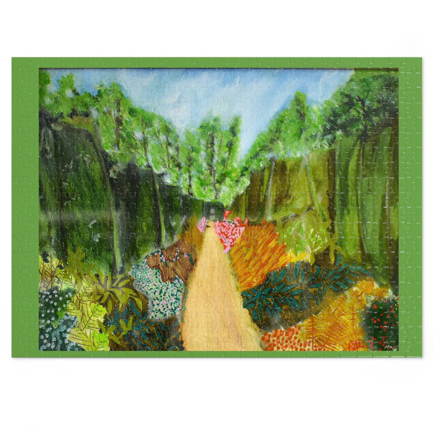 Abstract Landscape Jigsaw Puzzle (500,1000-Piece)