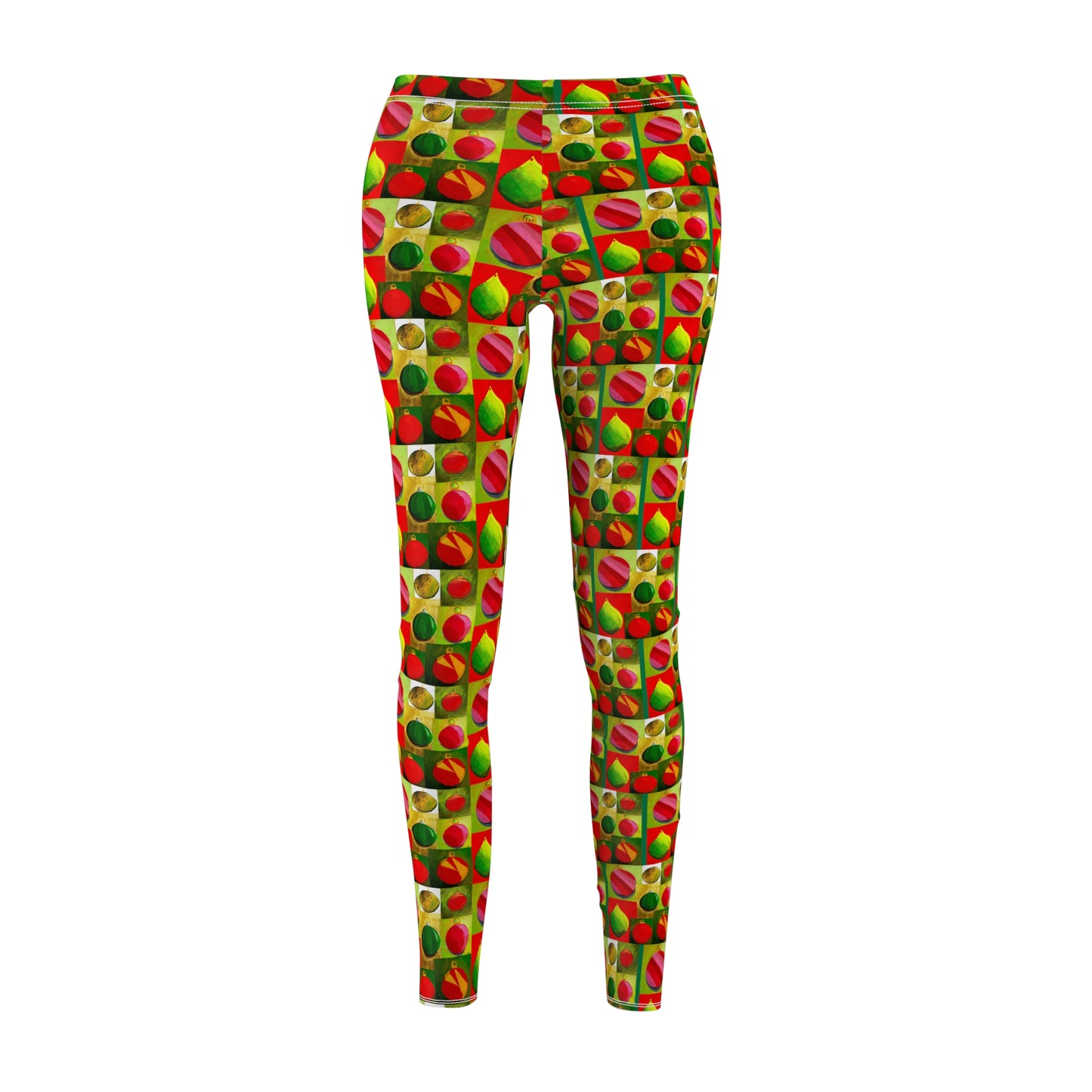 Christmas Ornament Pattern Women's Casual Leggings