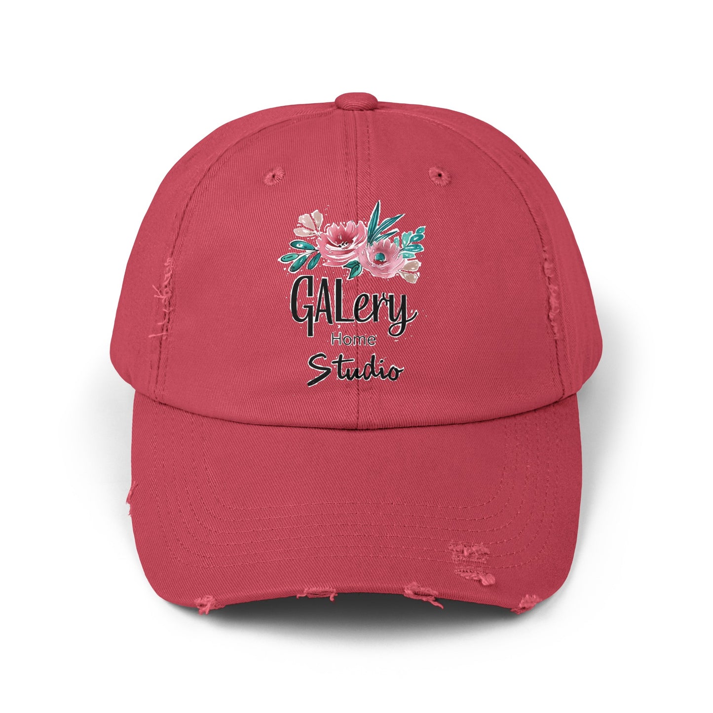 GALery Home Studio Logo Unisex Distressed Cap