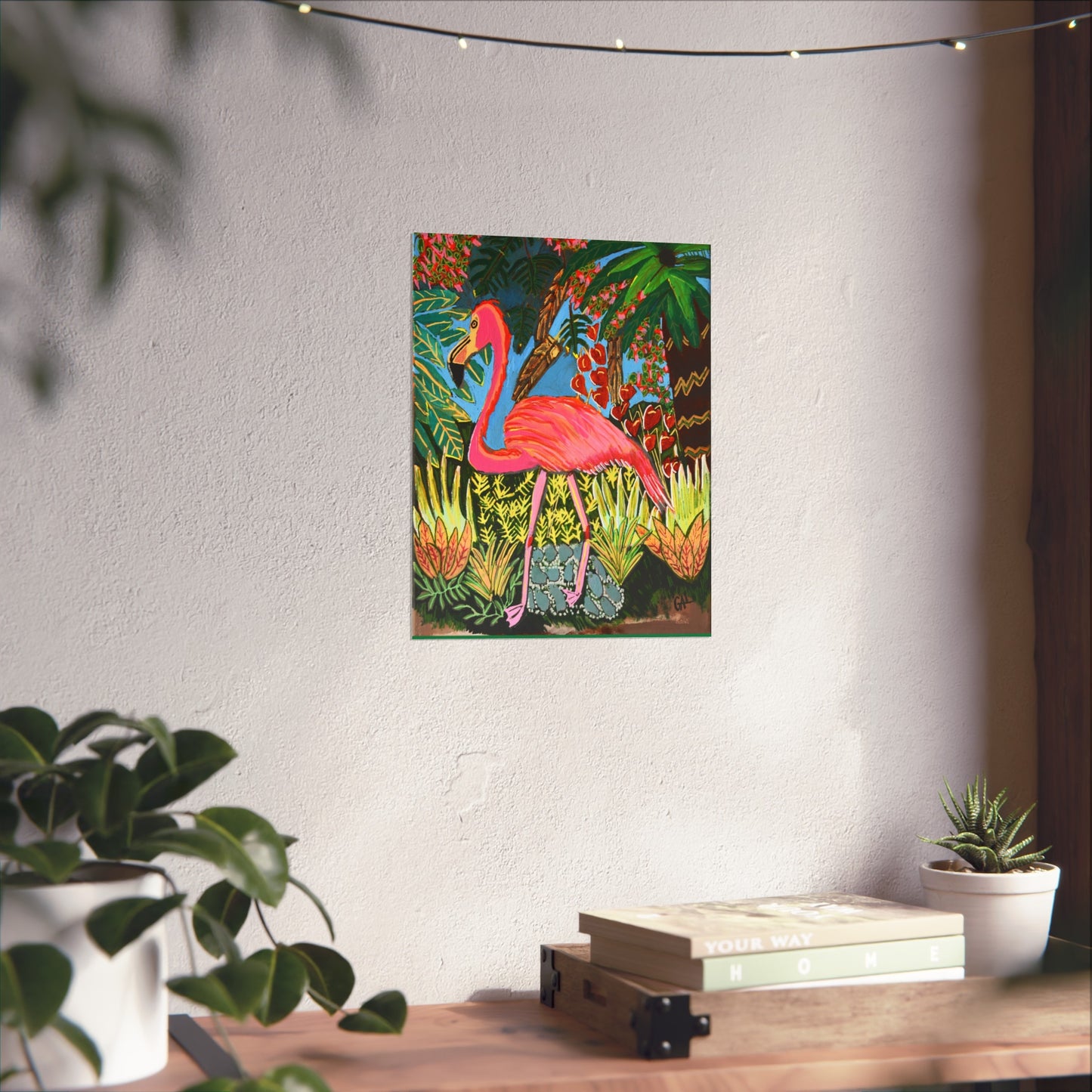 The Flamingo Giclée Fine Art Print