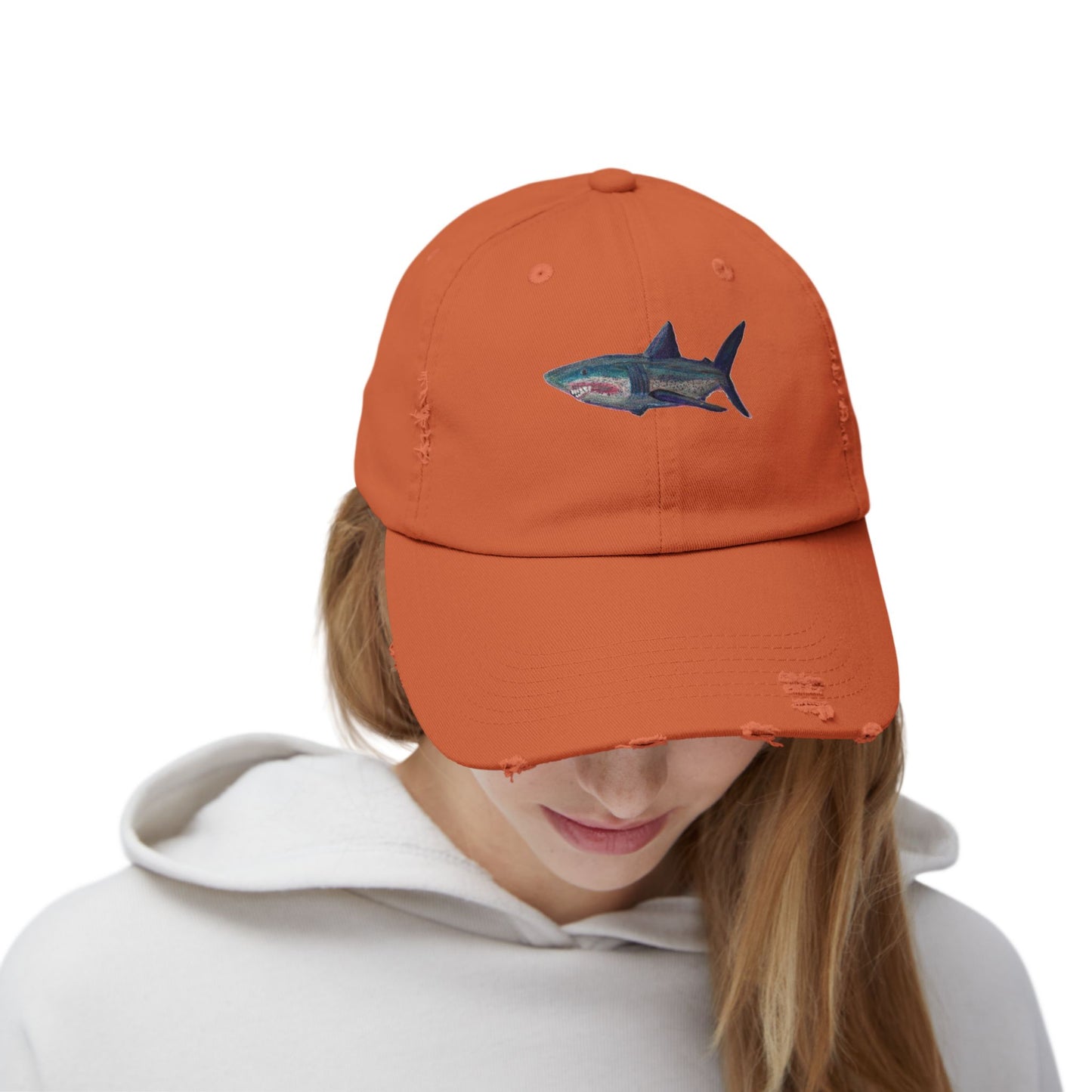 Shark Tank Unisex Distressed Cap