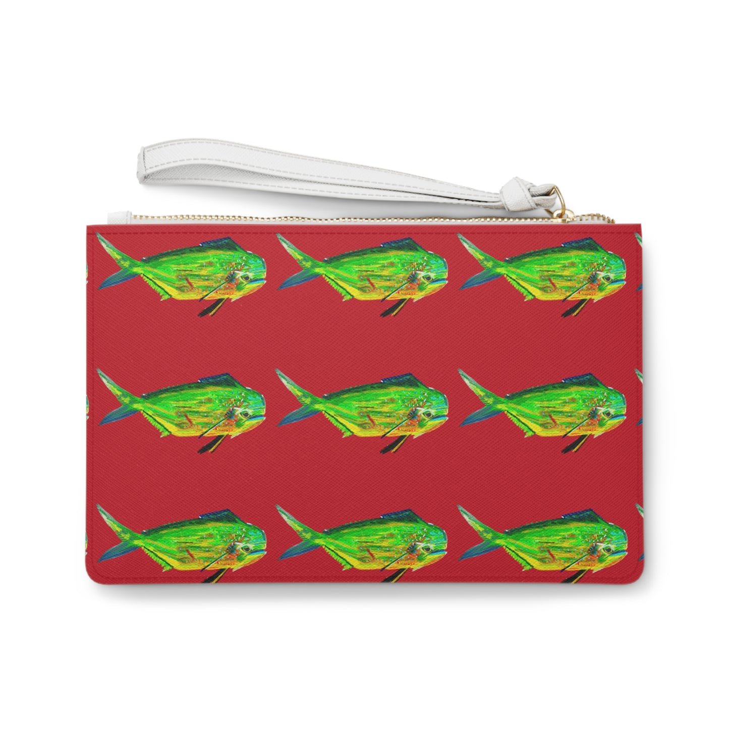 Mahi Mahi Clutch Bag Red