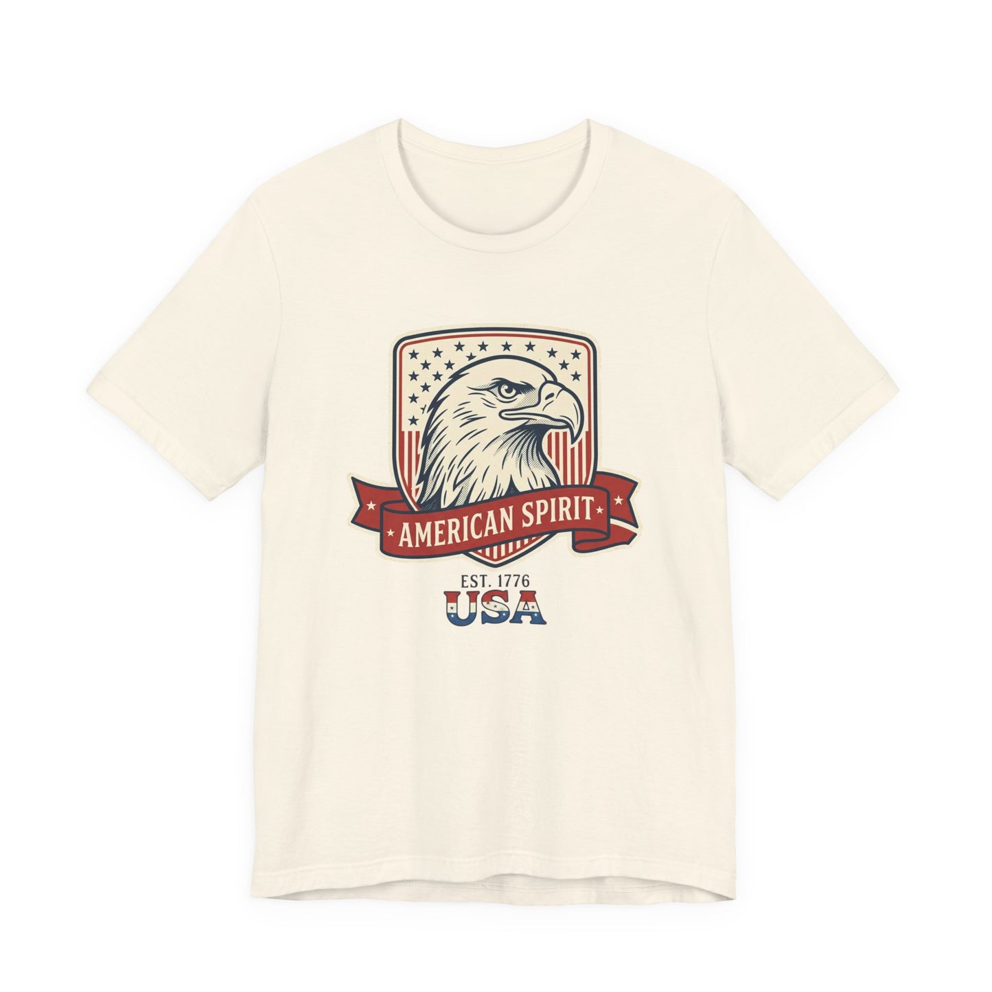 American Spirit Eagle Tee | Vintage Americana 4th of July Patriotic Shirt