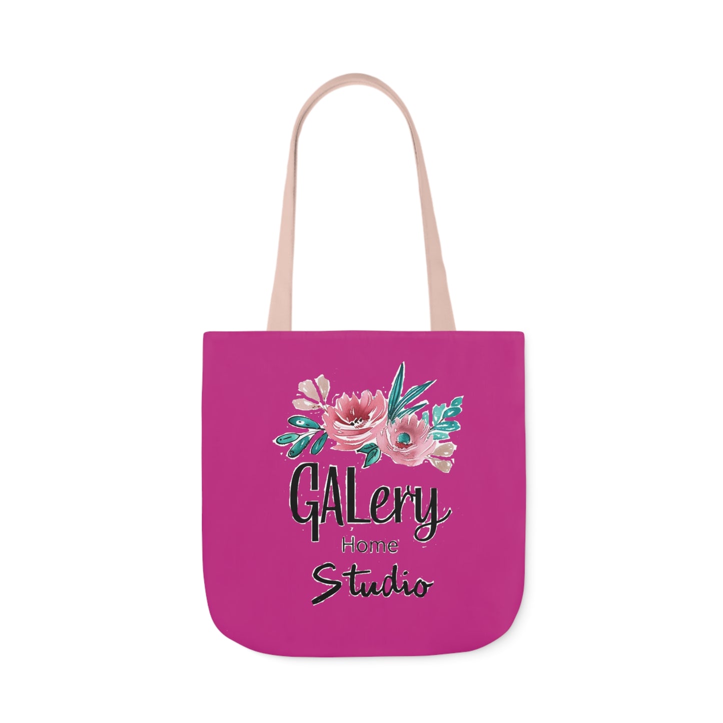 GALery Home Studio Pink Canvas Tote Bag, 5-Color Straps