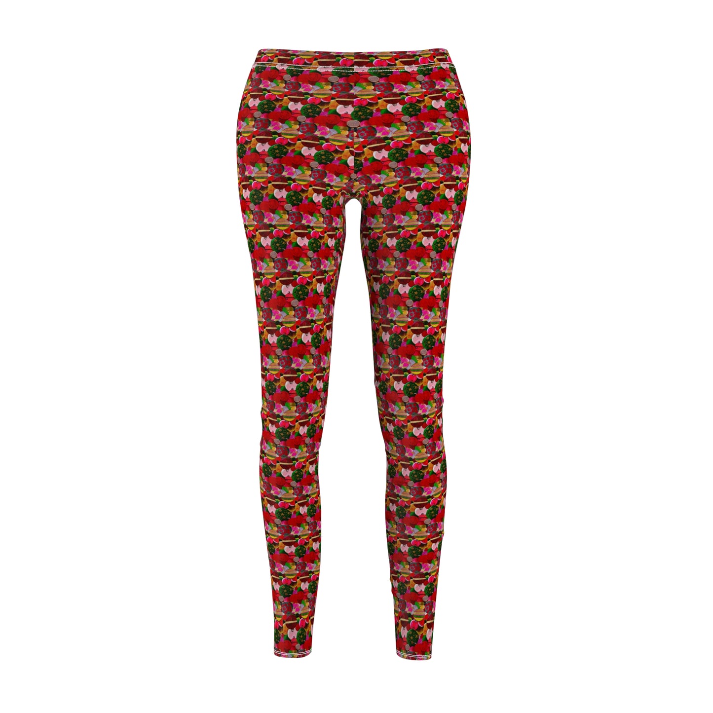 Collected Ornaments Pattern Women's Casual Leggings