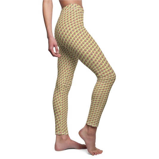 Acorn Patterned Women's Casual Leggings