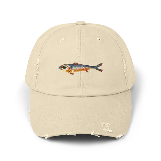 One Fish Unisex Distressed Cap