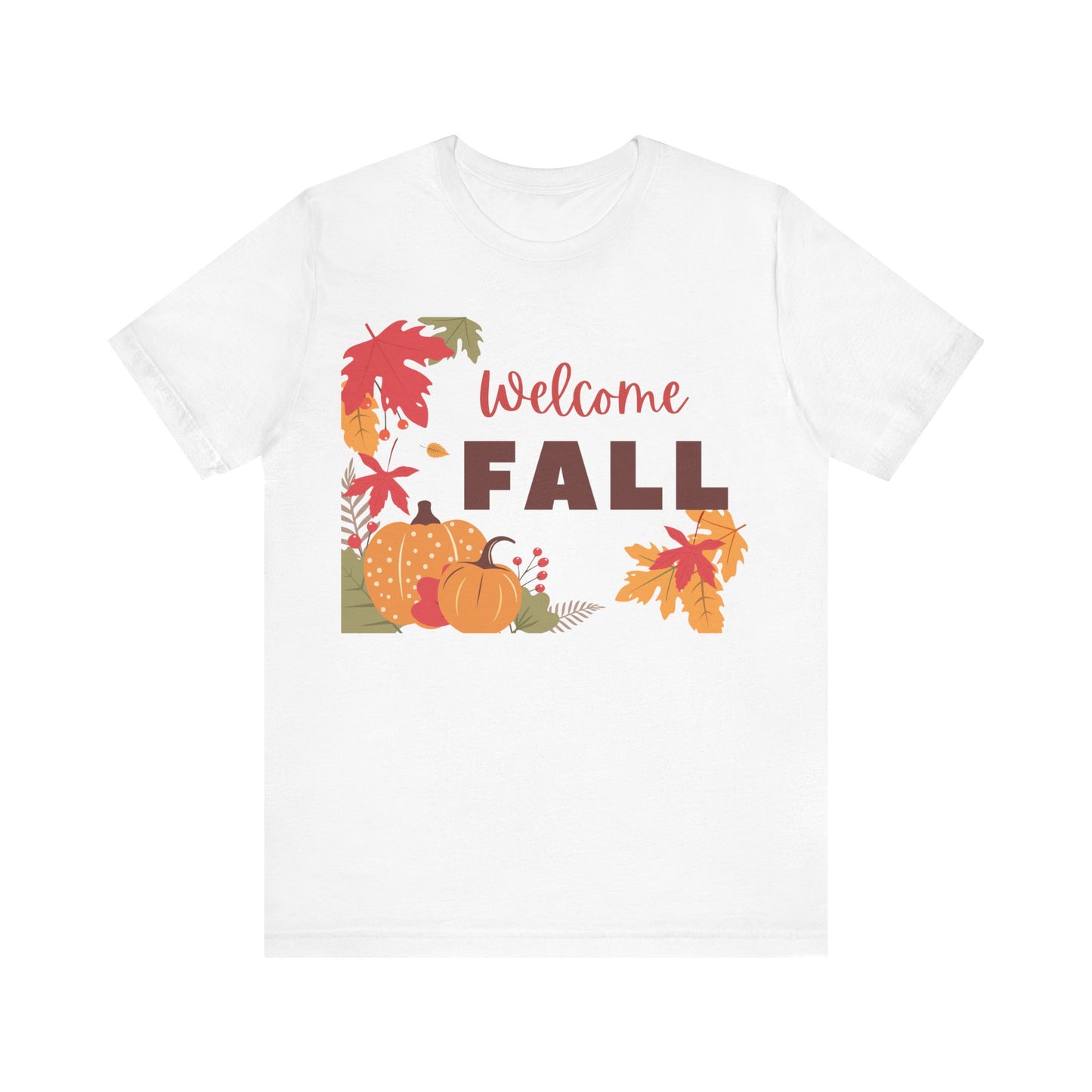 Unisex  Welcome Fall Jersey Short Sleeve Tee