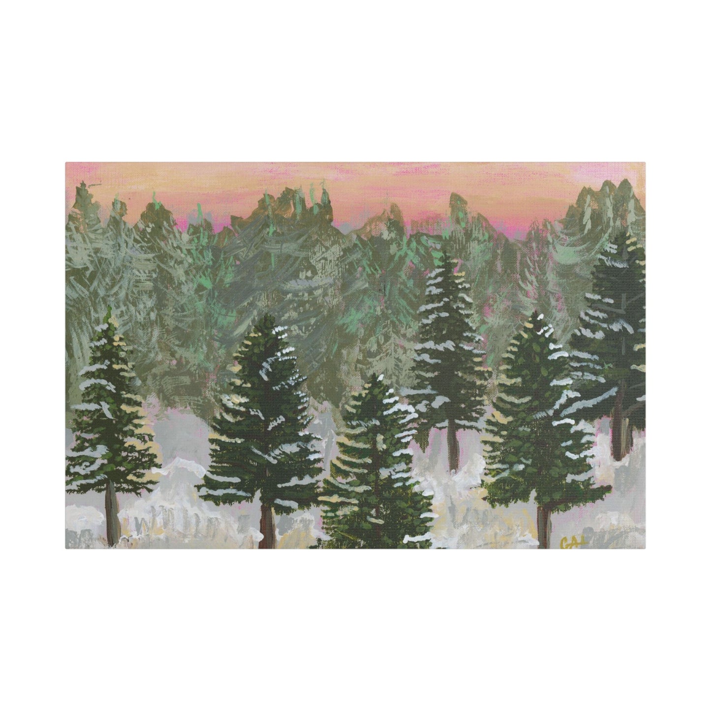 Winter Forest Canvas Print