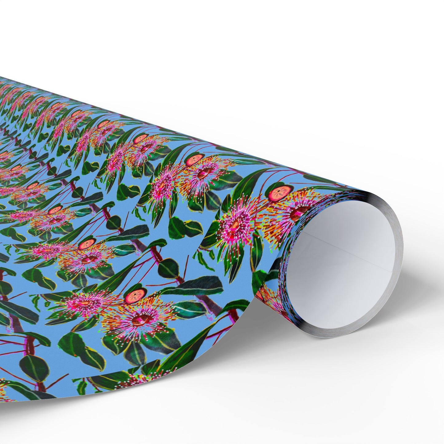 Flowering Gum (Light Blue Background) Wrapping Papers