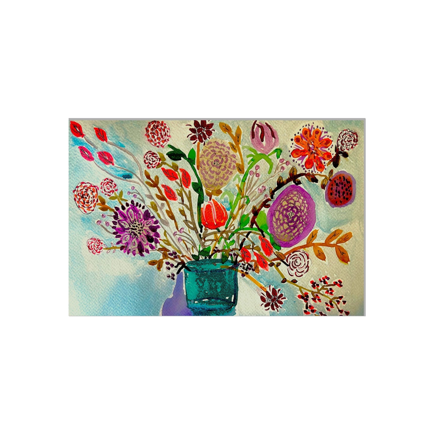 Big Bloom Bouquet Abstract Giclée Fine Art Print