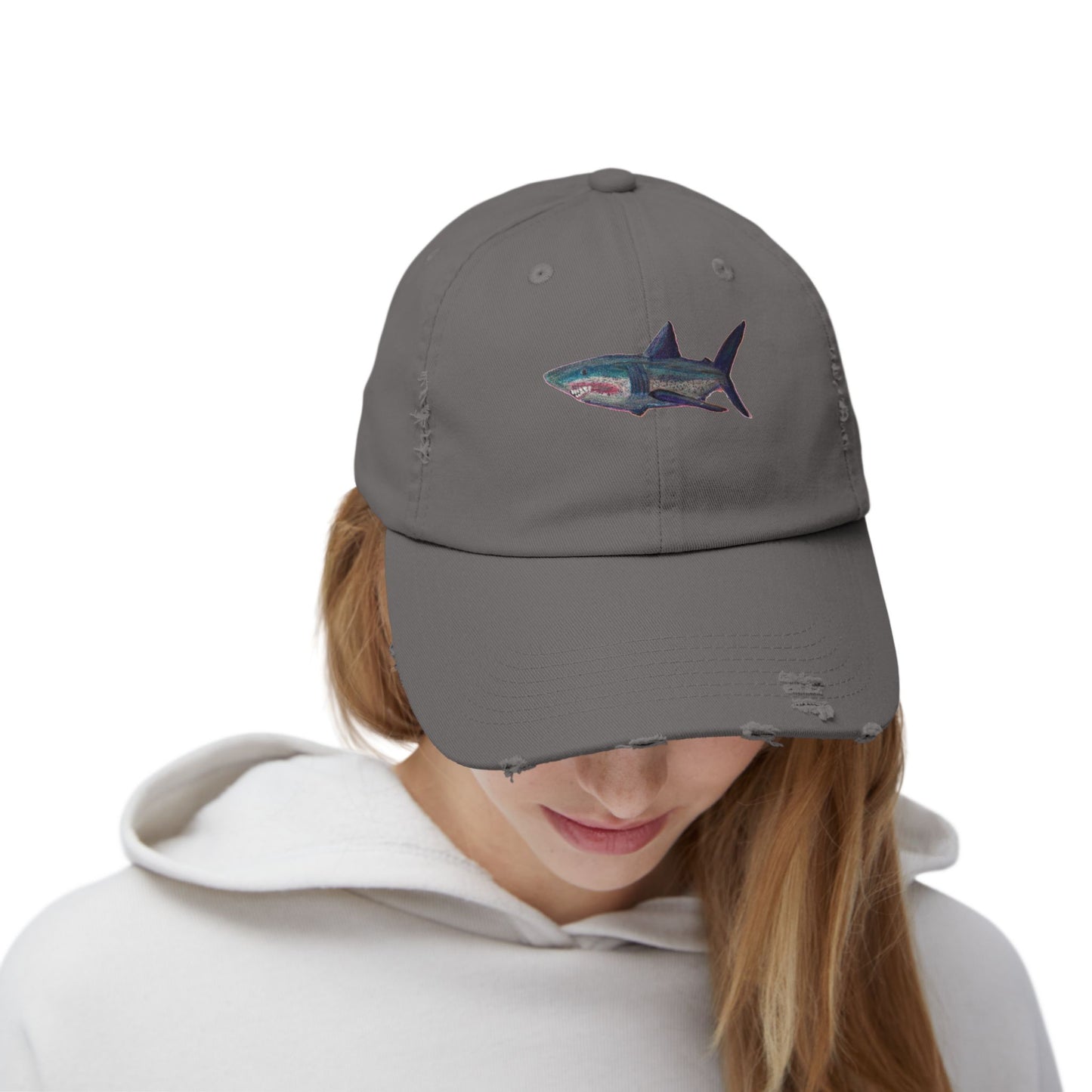 Shark Tank Unisex Distressed Cap