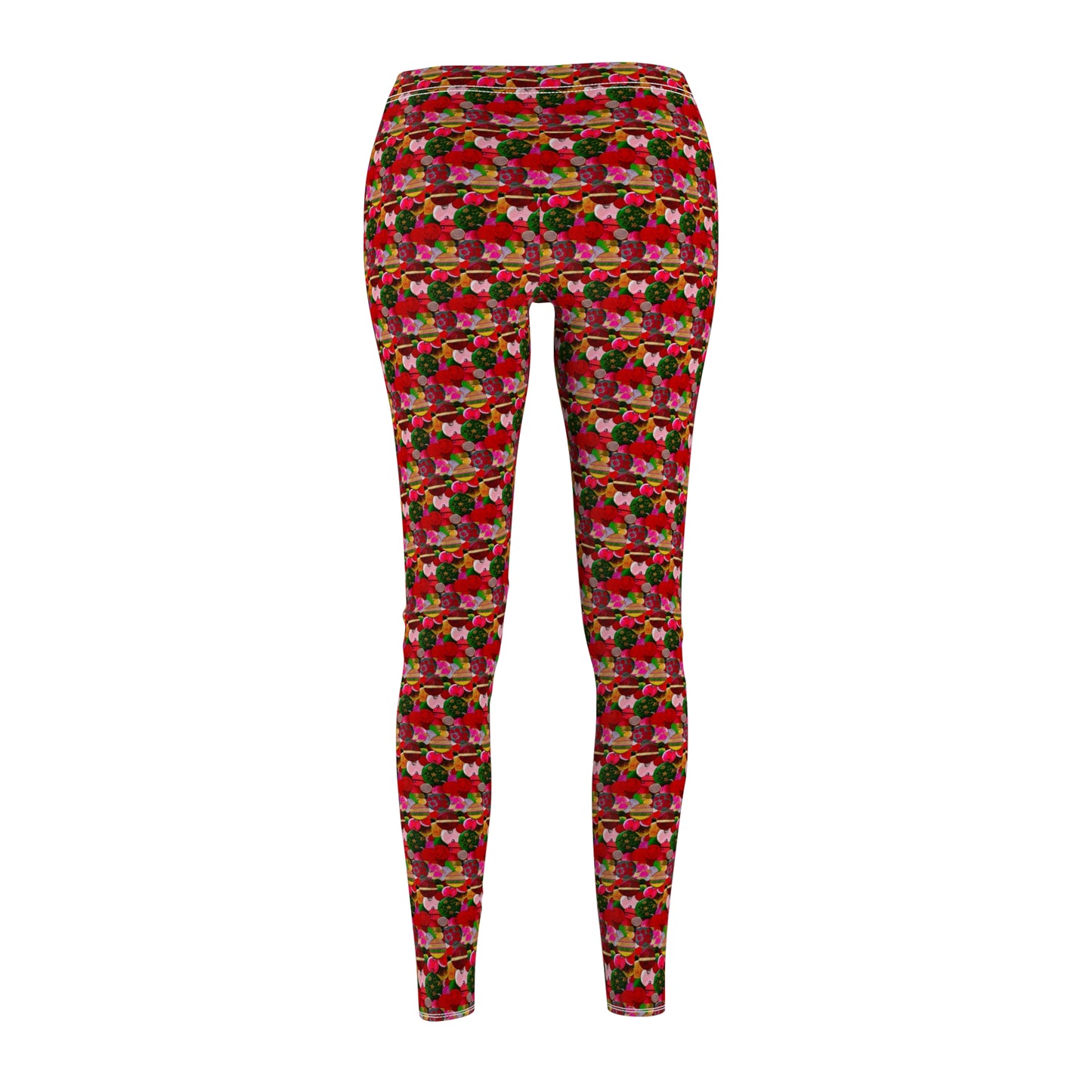 Collected Ornaments Pattern Women's Casual Leggings