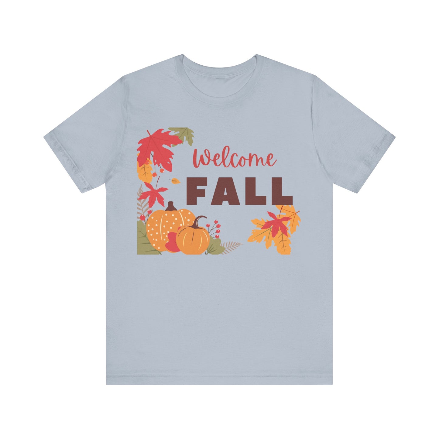 Unisex  Welcome Fall Jersey Short Sleeve Tee