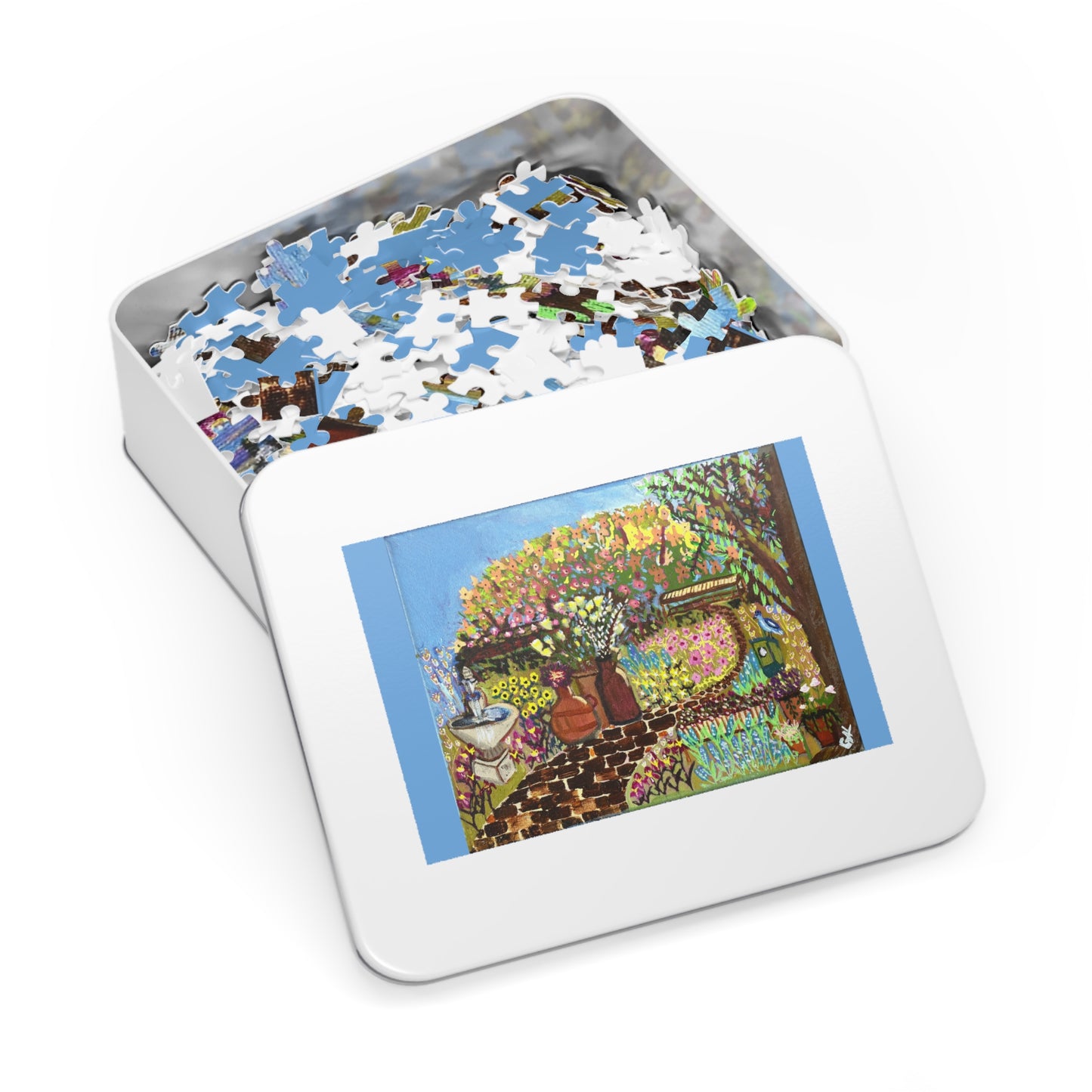 Sit in My Garden Jigsaw Puzzle (500,1000-Piece)