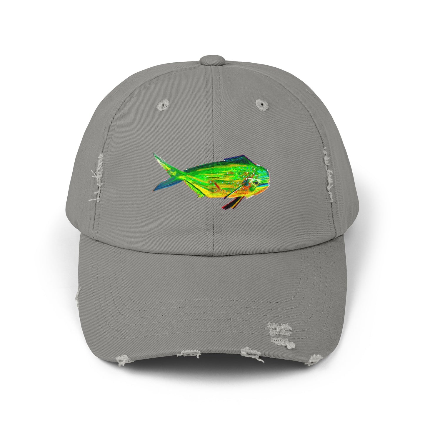 Mahi Mahi Unisex Distressed Cap