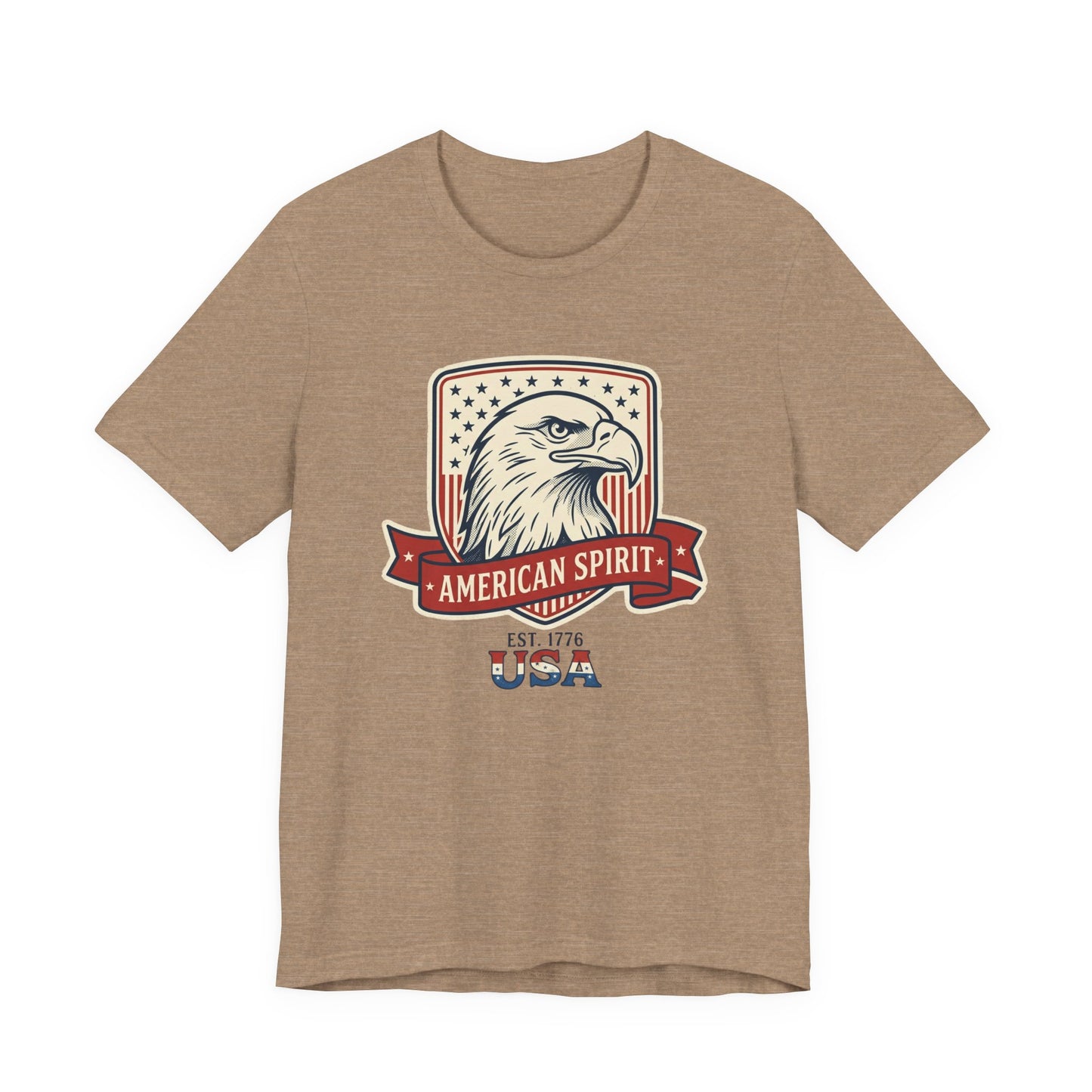 American Spirit Eagle Tee | Vintage Americana 4th of July Patriotic Shirt